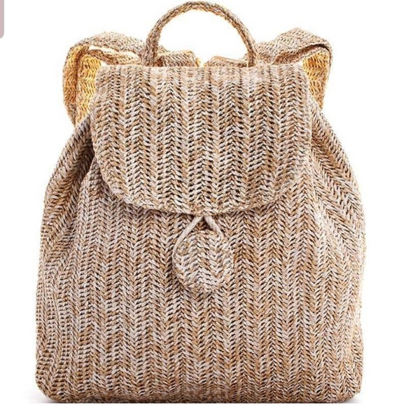 Born 2 Glam Boutique Handbags - SOLD Woven Backpack